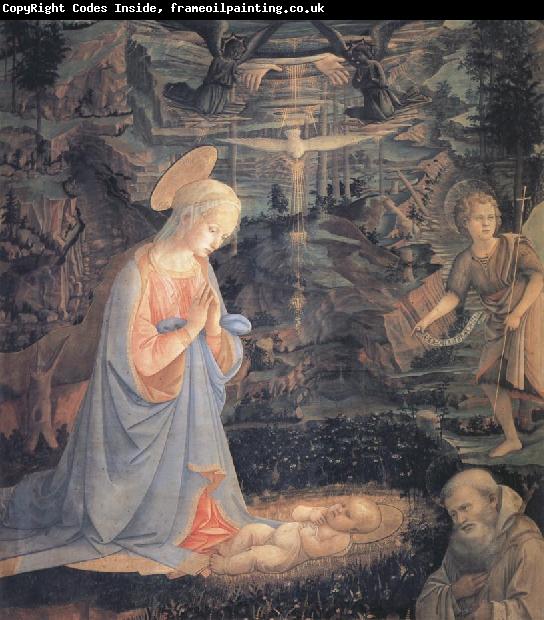 Fra Filippo Lippi The Adoration of the Infant Jesus